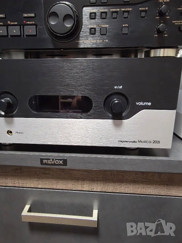 Продавам топ модел усилвател EAM Lab Musica 202i,, снимка 2 - Ресийвъри, усилватели, смесителни пултове - 54367495