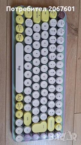 Механична клавиатура Logitech pop keys, снимка 2 - Клавиатури и мишки - 55338386