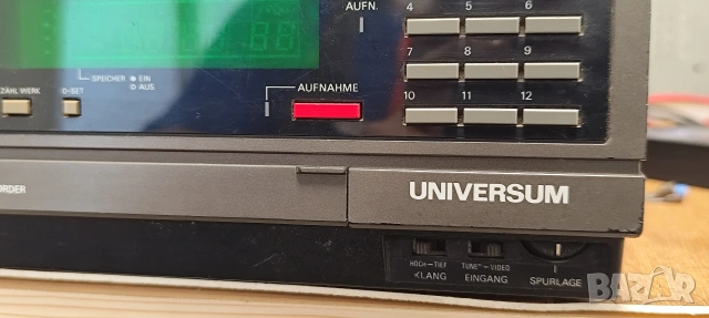 Видео касетен рекордер UNIVERSUM Betamax , снимка 7 - Плейъри, домашно кино, прожектори - 54913277