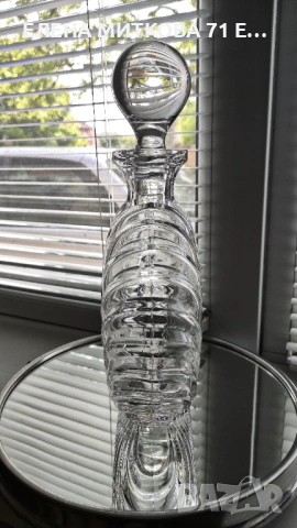 *Villeroy&Boch*масивна кристална гарафа 1 литър, снимка 3 - Аксесоари за кухня - 54431999