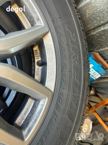 Гуми с джанти за Мercedes ML Dezent 5x112 7.5J ET40 Pirelli Scorpion Ice Snow 275 55 17, снимка 9 - Гуми и джанти - 54894857