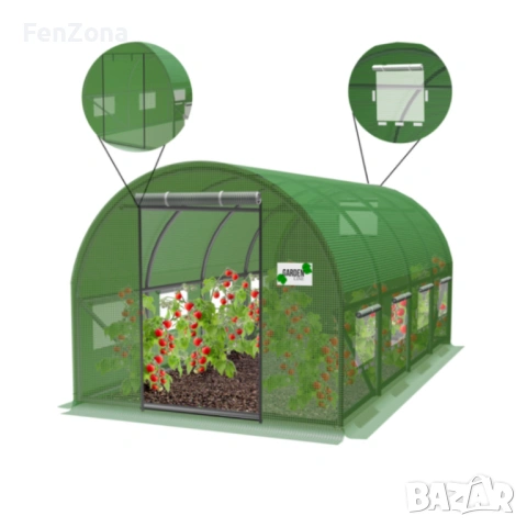 Градиснка оранжерия New Solution - отлична защита за вашите култури - 4 х 2,5 х 2м, снимка 6 - Оранжерии - 54051513
