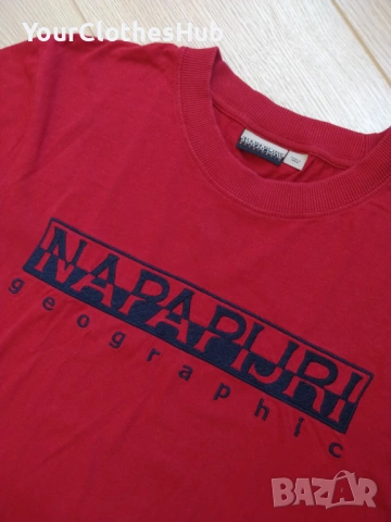 Napapijri geographic L (M) size Мъжка блуза с дълъг ръкав, снимка 4 - Блузи - 54589224