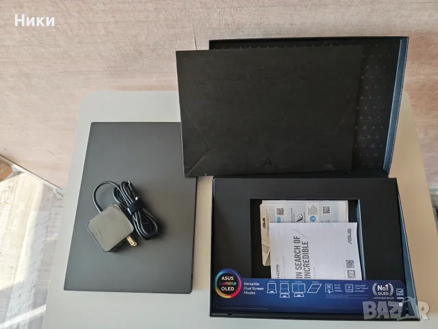 ASUS Zenbook Duo – Ultra 9 / 32GB / 1TB / Dual 3K OLED дисплеи, снимка 4 - Лаптопи за работа - 55651958