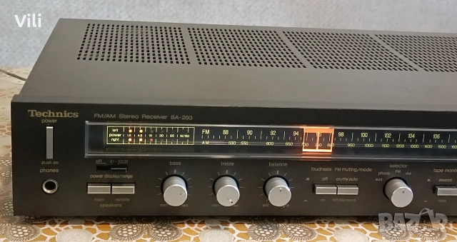 🎶 Technics SA-203 🎶, снимка 4 - Ресийвъри, усилватели, смесителни пултове - 55252725
