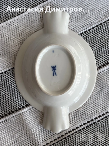 Пепелник Meissen, снимка 5 - Други ценни предмети - 55153021