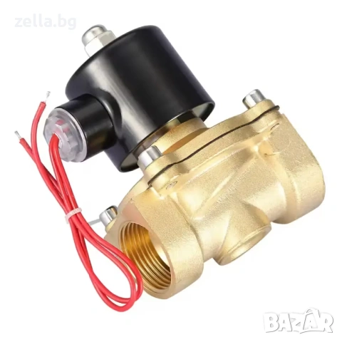 Електромагнитен клапан 220V 3/4 цола, нормално затворен, месинг, 1MPa - за поливни системи 10303, снимка 5 - Художествена литература - 54663227