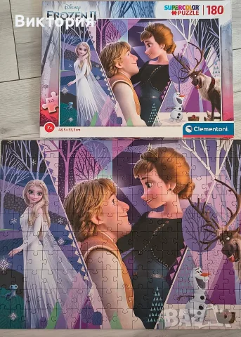 Сет пъзели, Frozen, Елза и Ана , снимка 5 - Образователни игри - 55367768