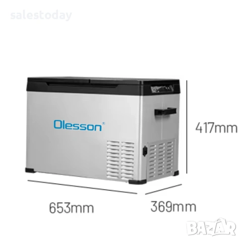 Хладилник за кола с компресор, Хладилна кутия, 30Л - 12V/24V/220V
