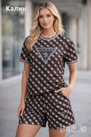 Дамски комплекти с камъчета Guess - Последни бройки - 25€, снимка 3 - Спортни екипи - 54378147