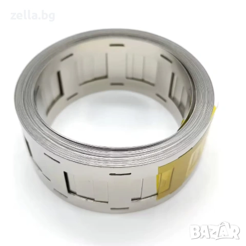 Лента от чист никел 2P 0.15mm x 27mm за точково заваряване на 18650 батерии – Ролка 5м за DIY 10378, снимка 8 - Друга електроника - 54685149
