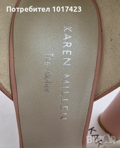 Кожени сандали Karen Millen, снимка 4 - Сандали - 55353154