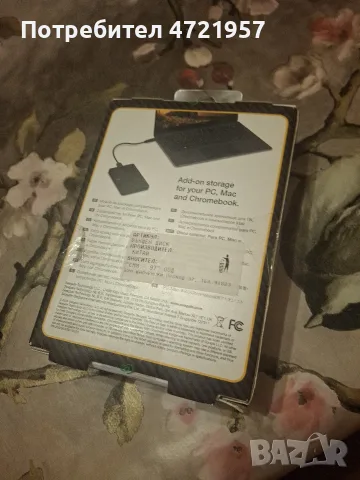Продавам чисто нов външен твърд диск Seagate Expansion 2TB. , снимка 2 - Твърди дискове - 55406368