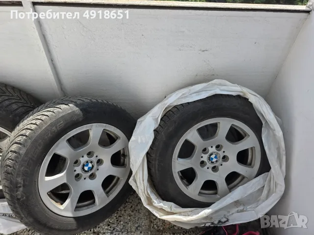BMW 16 цола – 5 гуми с джанти, комплект“, снимка 2 - Гуми и джанти - 55661592
