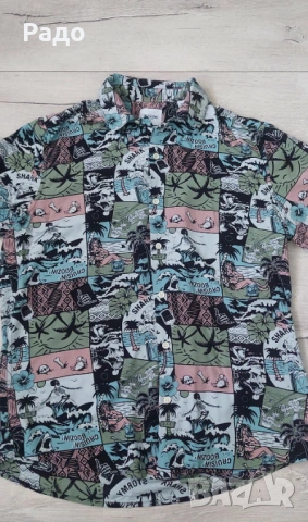 Only & Sons / L / Regular fit Риза с къс ръкав, снимка 3 - Ризи - 54797323