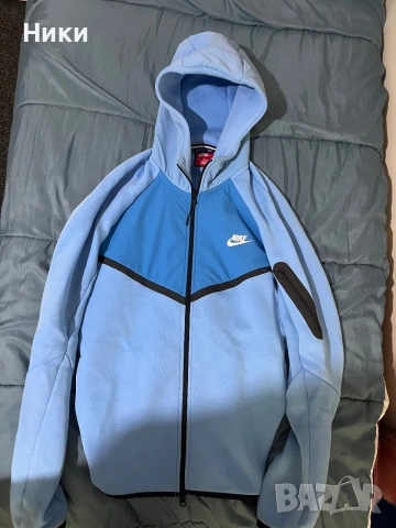 Nike tech светло син