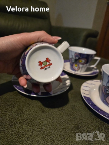 Уникален ЯПОНСКИ сервиз за кафе, снимка 4 - Сервизи - 55244186