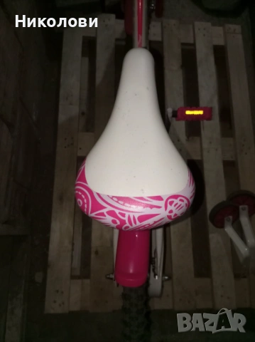 Розово колело с кош и помощни колела  Ultra/ Ултра - 20цола, снимка 5 - Детски велосипеди, триколки и коли - 54013912