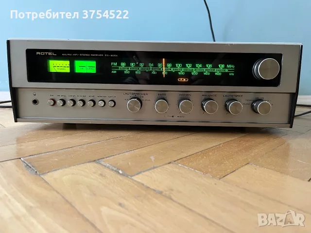 Rotel RX-600A AM/FM стерео ресийвър, снимка 2 - Ресийвъри, усилватели, смесителни пултове - 55452792