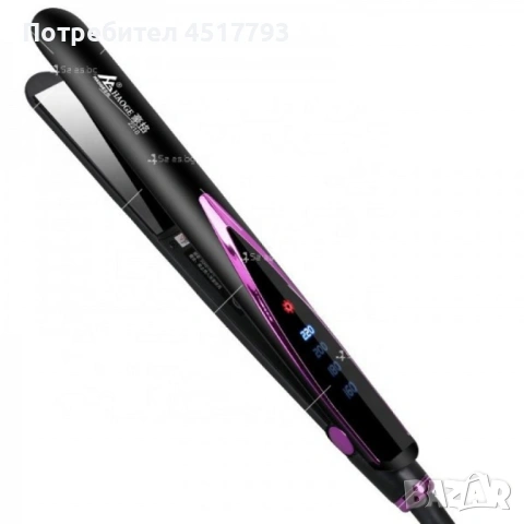 Технически характеристики на Професионална преса за изправяне на коса с турмалинови керамични плочи , снимка 3 - Преси за коса - 54073669