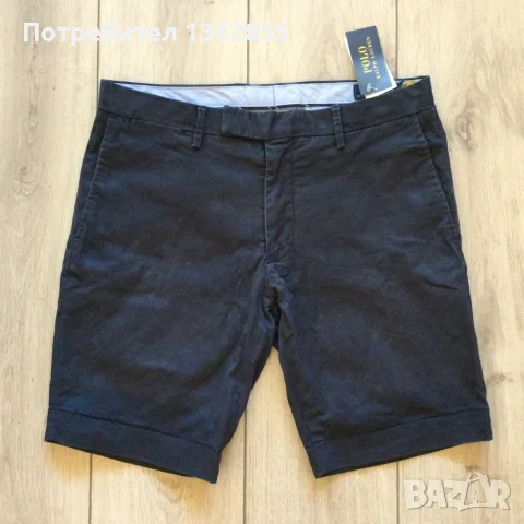 НОВИ оригинални тъмно сини къси гащета бермуди POLO RALPH LAUREN размер 32 от САЩ