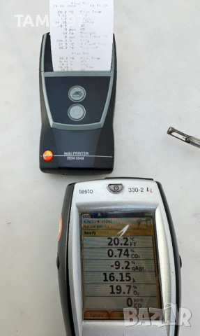 TESTO 330-2 LL - Газ анализатор пълен комплект отличен!, снимка 10 - Други инструменти - 54306356