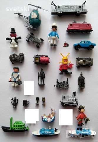 Стари играчки от шоколадови яйца Киндер Kinder Surprise