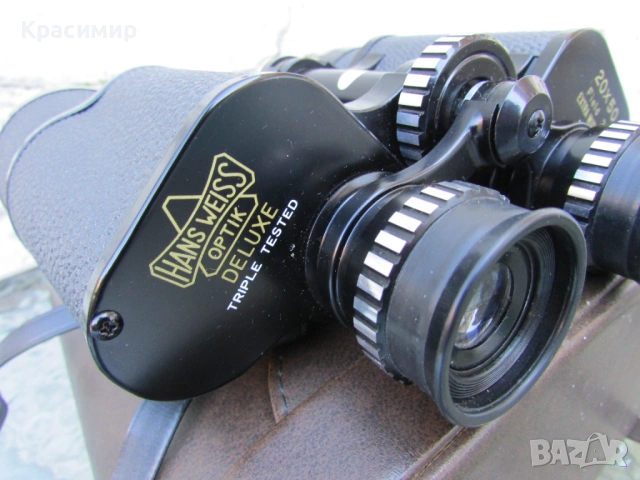 Японски бинокъл Hans Weiss Optik Deluxe 20x50, снимка 2 - Колекции - 54398936