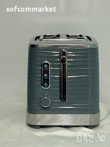 ЧИСТО НОВ премиум тостер Russell Hobbs Inspire (Сив) – 1050W