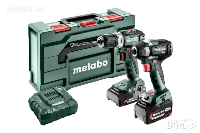 Комплект Metabo 18V – винтоверт + ударен гайковерт 300 Nm