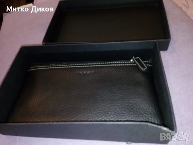 Tosca Blu марков женски клъч 193х105мм естествена кожа нов в кутия, снимка 2 - Портфейли, портмонета - 55571771