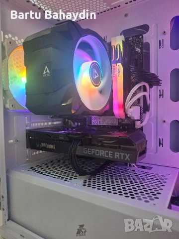 Геймърски компютър ryzen 5 5500 | RTX 3060 TI | 16 gb RAM, снимка 4 - Геймърски - 54229029