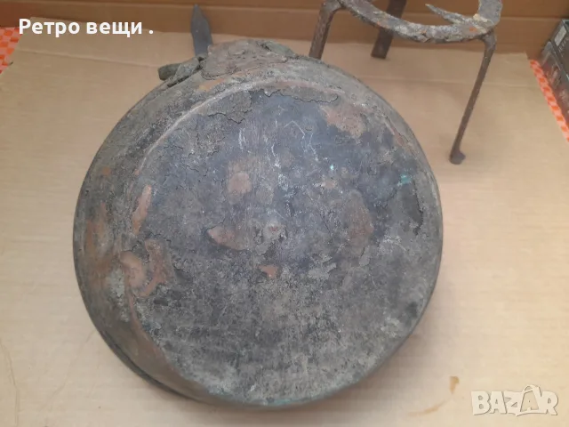 Меден тиган и пиростия, снимка 3 - Антикварни и старинни предмети - 55604964