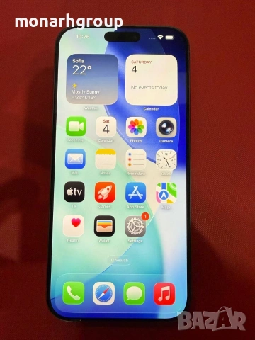 Телефон Iphone 16 Pro Max/256GB/Капацитет на батерия 100%