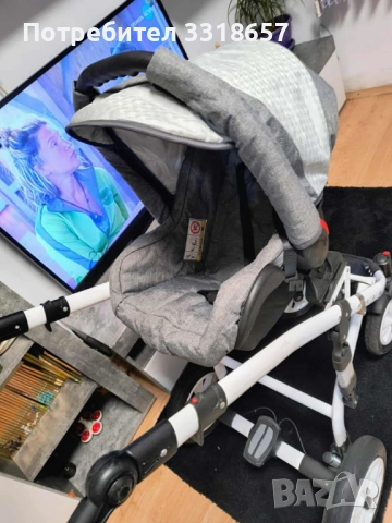 комбинирана количка 3 в 1 Lorelli Mia, снимка 7 - Детски колички - 53953063