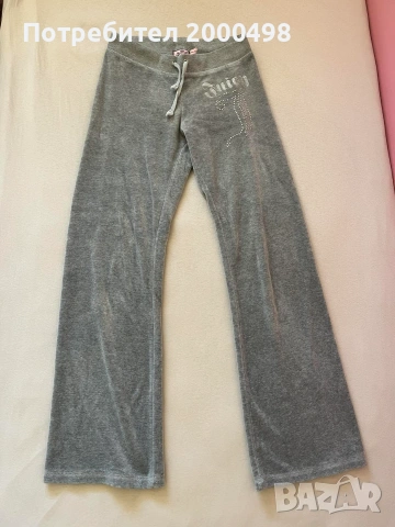 y2k Juicy couture сив панталон, снимка 2 - Панталони - 54979530