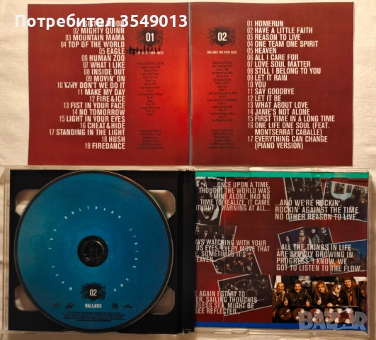 CD / ЦД компакт диск - Gotthard - 2004 - One Team One Spirit:The Very Best [2 CD], снимка 6 - CD дискове - 54373040