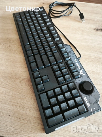 Asus TUF GAMING K1 клавиатура, снимка 4 - Клавиатури и мишки - 54235038