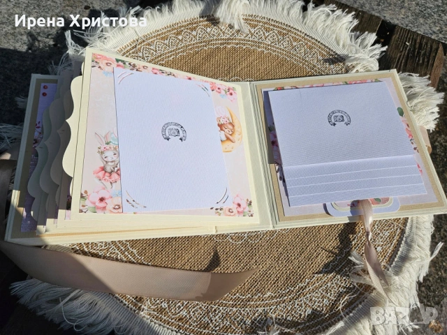 Ръчно изработено албумче за момиченце , снимка 8 - Декорация за дома - 54130320
