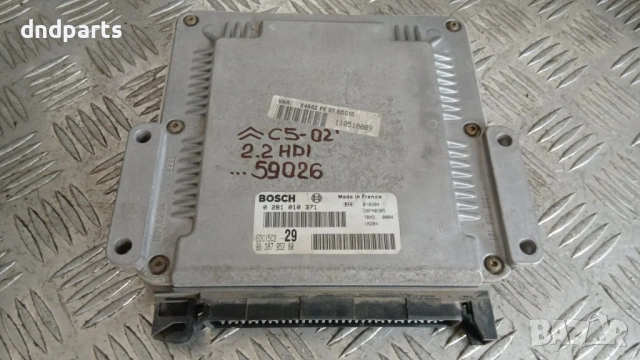 Компютър Citroen C5 2.2 HDi 2002 0281010371 9638795280
