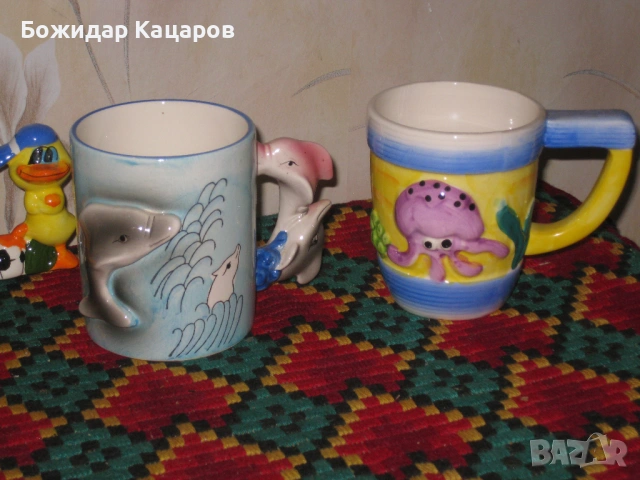 Шест закачливи чаши, кафе или чай. Вкусна чаша- подарък. Цена- 13 евро, общо. Пращам по куриер. За С, снимка 4 - Сервизи - 53960326