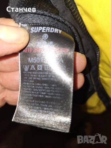 Оригинален мъжки елек Superdry Sports Puffer Gilet – Размер XL, снимка 3 - Якета - 54932611
