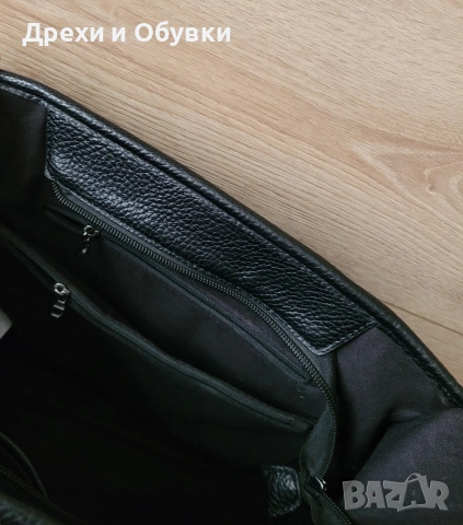 Черна чанта с дълга дръжка , снимка 3 - Чанти - 54095668