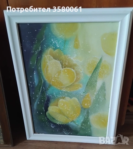 Красива голяма масляна картина , снимка 3 - Картини - 54465785