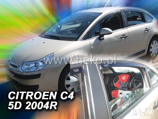 К-кт 4бр. Ветробрани HEKO за Ситроен Citroen C4 I II 2004-2017 C5 2008-2017 предни и задни, снимка 3 - Аксесоари и консумативи - 54602699