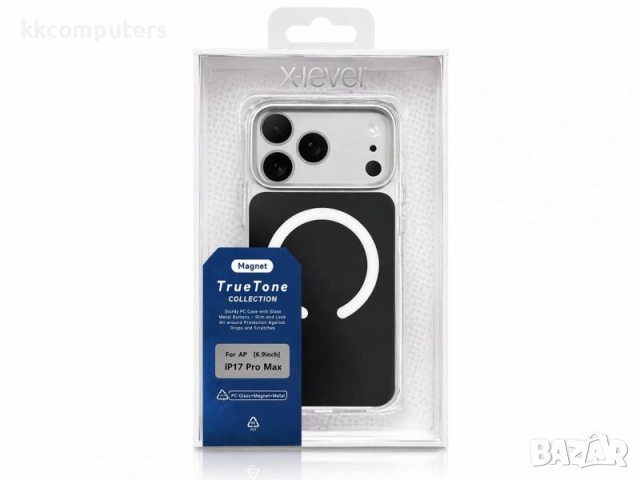 Калъф X-Level True Tone MagSafe / Син / за iPhone 17 Pro Max 6.9 Баркод : 3133913
