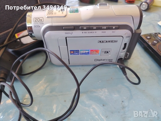 Видеокамера  MiniDv Samsung с професионална чанта за съхранение