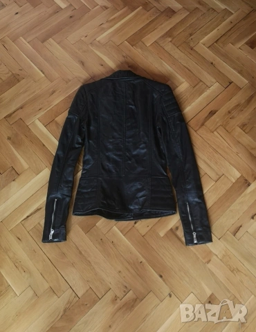 Ново!!! Дамско кожено яке естествена кожа размер XS , снимка 5 - Якета - 54136816