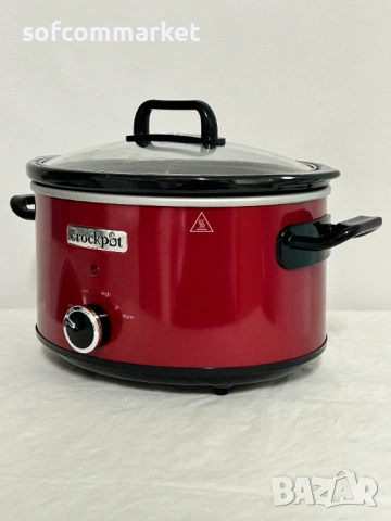 Уред за бавно готвене Crock-Pot SCV400RD (3.5L, Червен) + ГАРАНЦИЯ, снимка 6 - Мултикукъри - 54854969