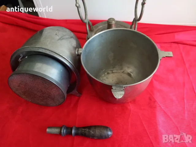 19Век Старинна Кафемашина, Кафеварка, снимка 4 - Антикварни и старинни предмети - 55536626